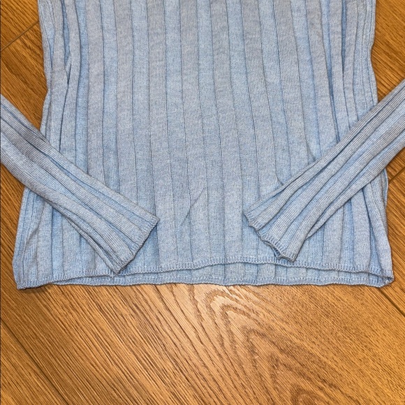 Mango Ribbed Zip-Neck Sweater - Picture 3 of 4